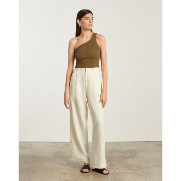 EVERLANE The Linen Way-High Drape Pant - Picture 10 of 13